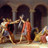 7. David, The Oath of the Horatii, 1784