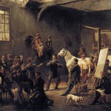 Vernet, The Artist's Studio, c1820